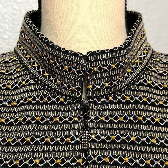 ST. John women’s sequined evening blazer by Marie Gray size 12 - Picture 4 of 14